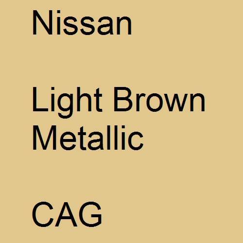 Nissan, Light Brown Metallic, CAG.